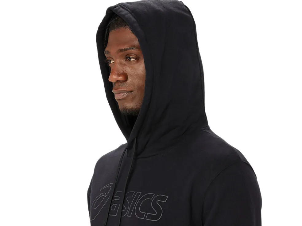 Bovenkleding | Hoodies en sweatshirts>ASICS LOGO OTH HOODIE Performance Black/Graphite Grey