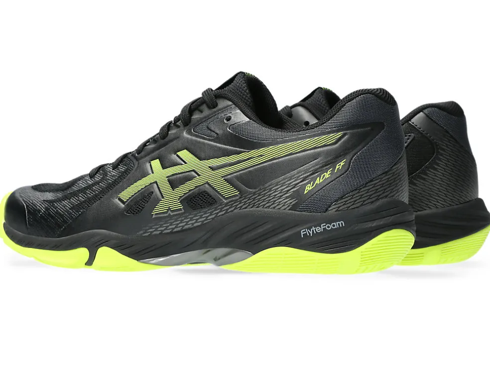Netbal | Squash & badminton>ASICS BLADE FF Black/Safety Yellow