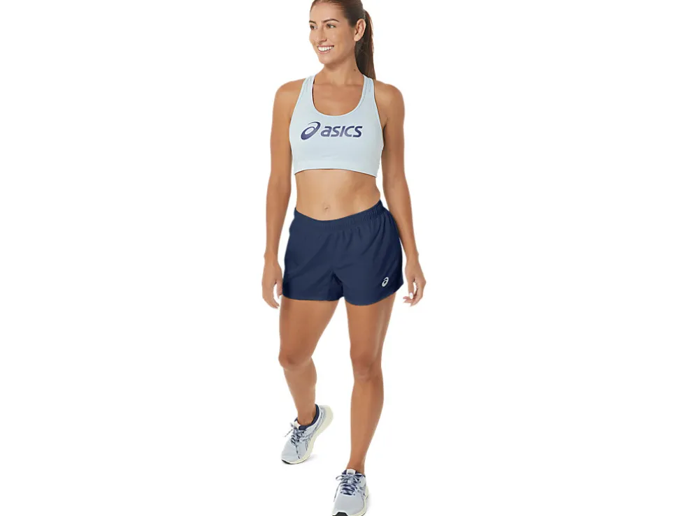 Kleding | Hardlopen>ASICS CORE 4IN SHORT Blue Expanse