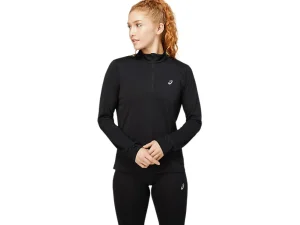 Kleding | Hardlopen>ASICS CORE LS 1/2 ZIP TOP Performance Black
