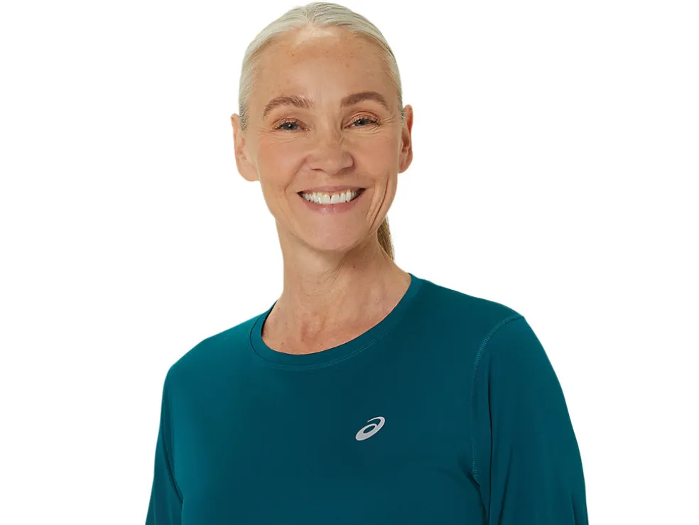 Kleding | Hardlopen>ASICS CORE LS TOP Rich Teal