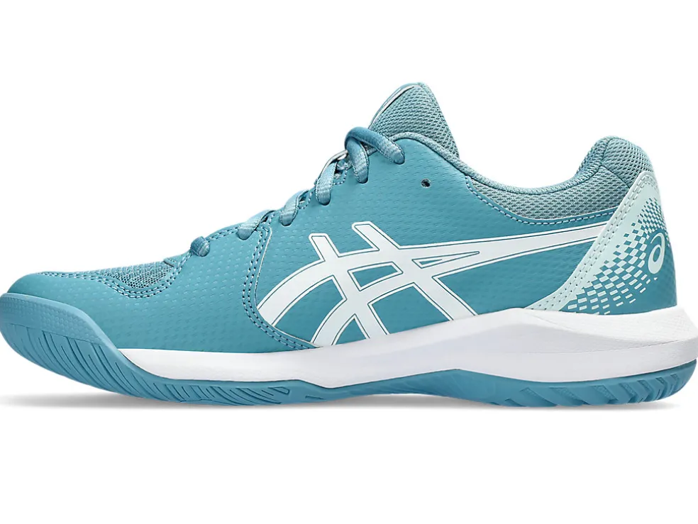 Tennisschoenen | Tennis>ASICS GEL-DEDICATE 8 Gris Blue/White