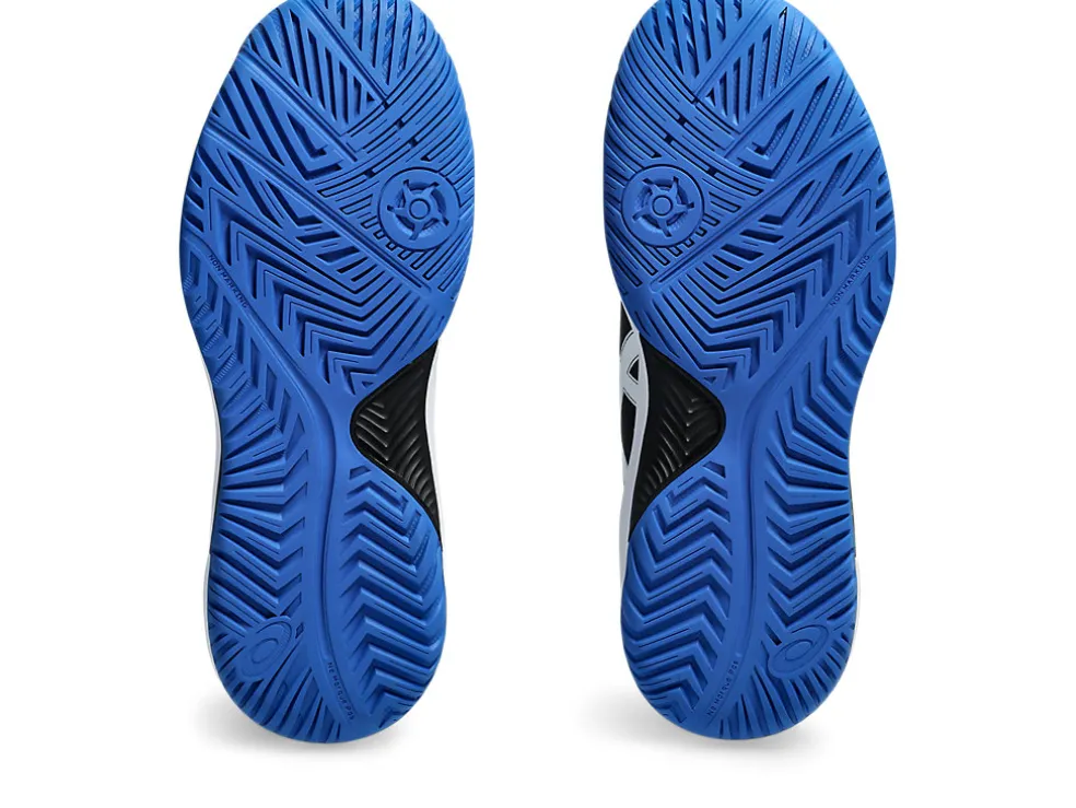 Tennisschoenen | Tennis>ASICS GEL-DEDICATE 8 GS Black/Tuna Blue