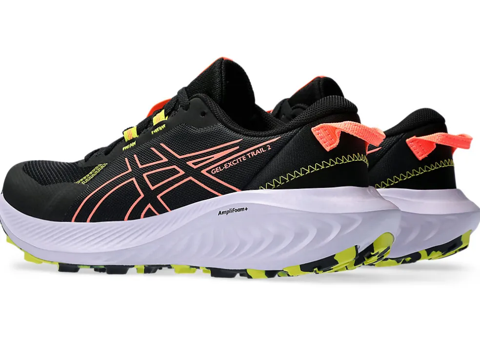 Trail running | Trailschoenen & wandelschoenen>ASICS GEL-EXCITE TRAIL 2 Black/Sun Coral