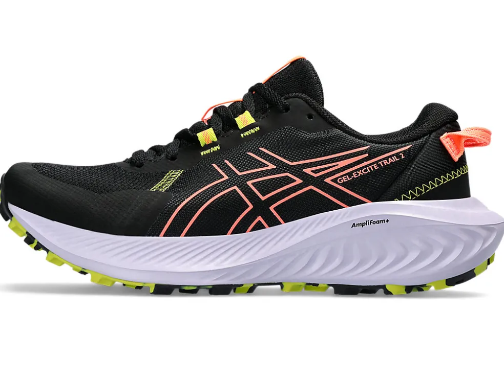 Trail running | Trailschoenen & wandelschoenen>ASICS GEL-EXCITE TRAIL 2 Black/Sun Coral