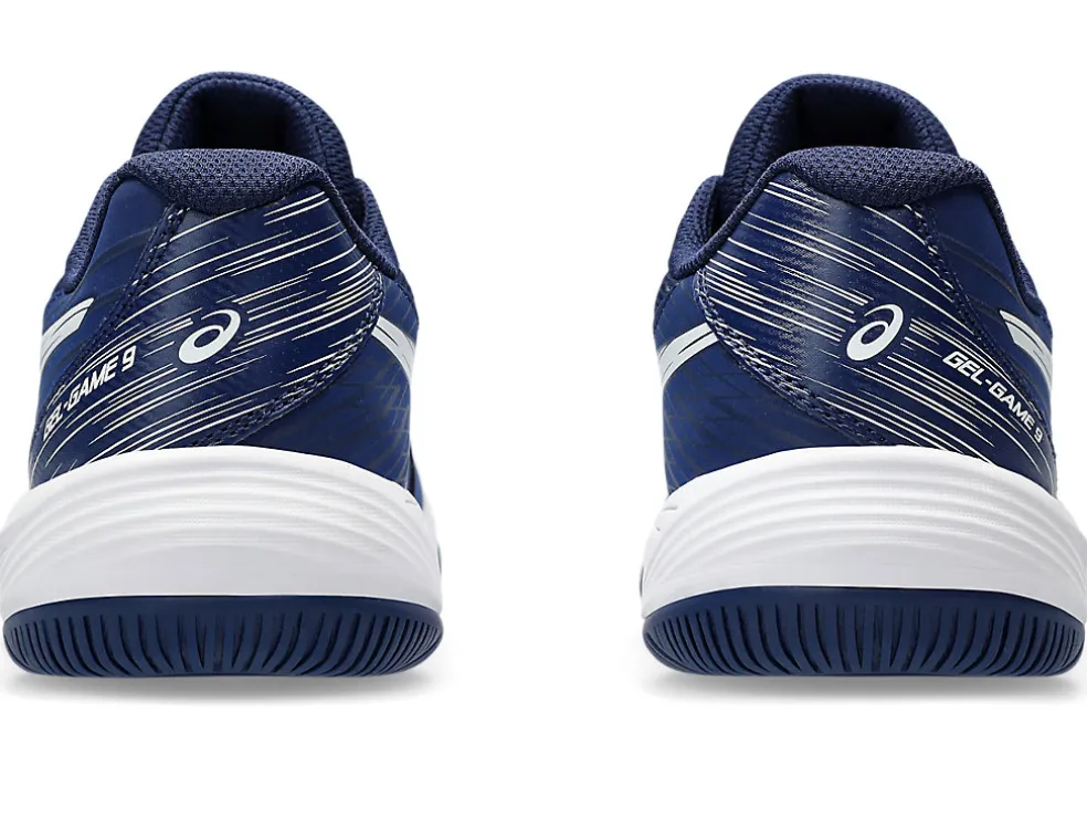 Tennisschoenen | Tennis>ASICS GEL-GAME 9 GS Blue Expanse/White
