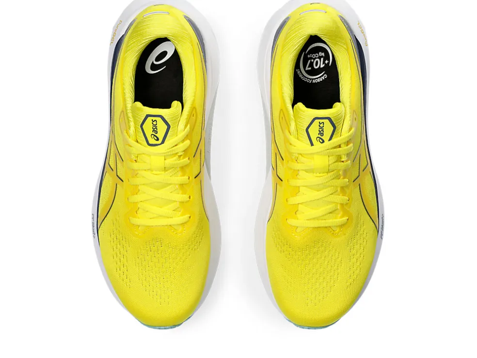 GEL-KAYANO™ | Hardloopschoenen>ASICS GEL-KAYANO 30 Bright Yellow/Blue Expanse