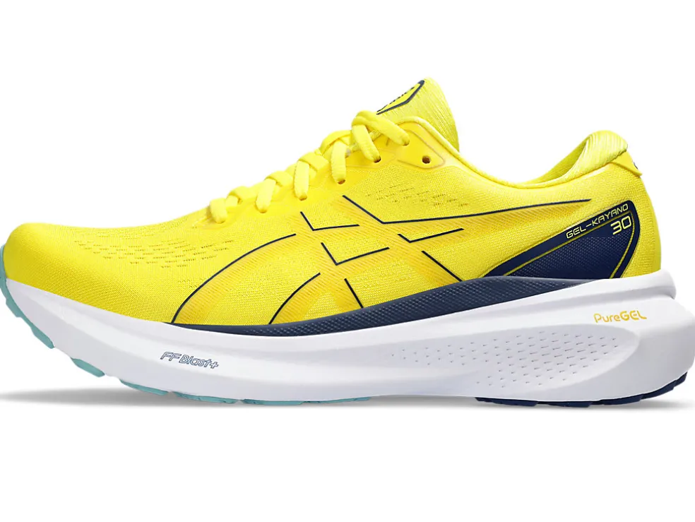 GEL-KAYANO™ | Hardloopschoenen>ASICS GEL-KAYANO 30 Bright Yellow/Blue Expanse