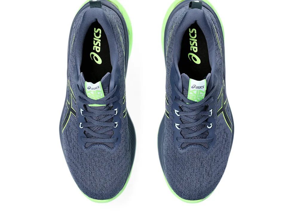 Run faster | Hardloopschoenen>ASICS GEL-KINSEI MAX Thunder Blue/Electric Lime
