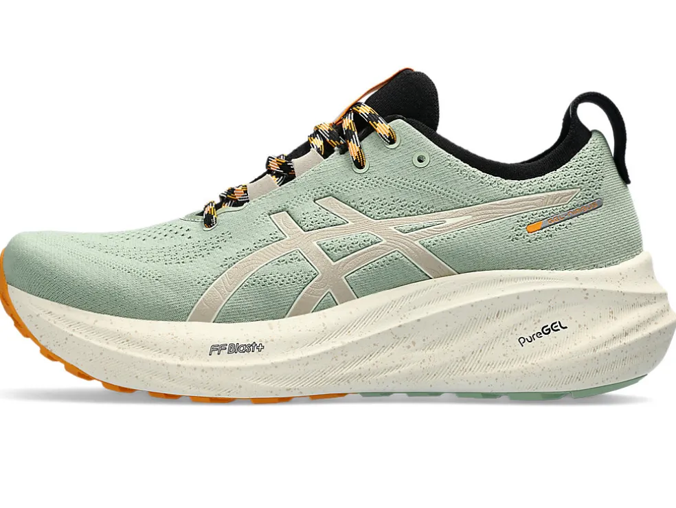 GEL-NIMBUS™ | Hardloopschoenen>ASICS GEL-NIMBUS 26 TR Nature Bathing/Fellow Yellow