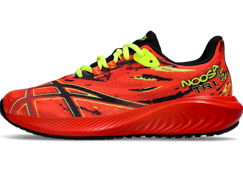 Run faster | NOOSA TRI™>ASICS GEL-NOOSA TRI 15 GS Sunrise Red/Black