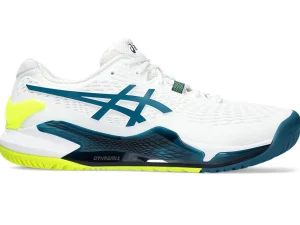 GEL-RESOLUTION™ | Tennisschoenen>ASICS GEL-RESOLUTION 9 White/Restful Teal