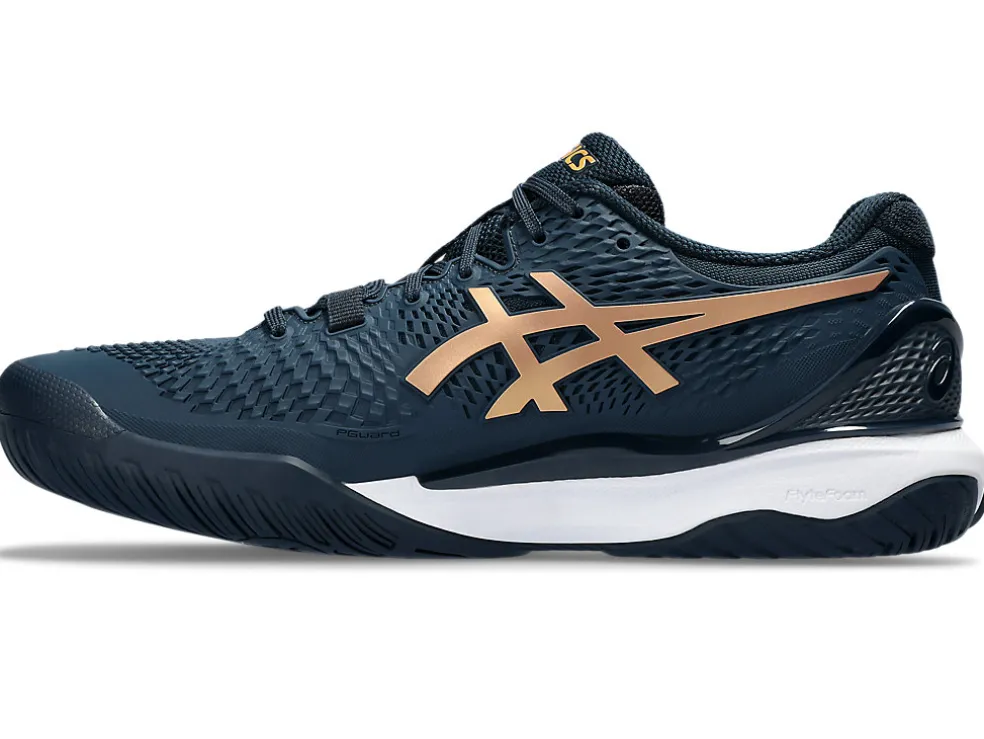 GEL-RESOLUTION™ | Tennisschoenen>ASICS GEL-RESOLUTION 9 French Blue/Pure Gold