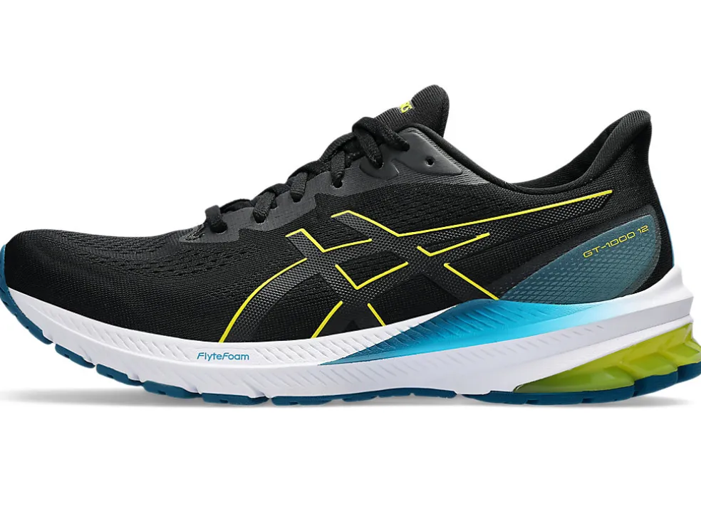 GT-1000™ | Hardloopschoenen>ASICS GT-1000 12 Black/Bright Yellow