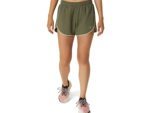 Kleding | Hardlopen>ASICS ICON 4IN SHORT Mantle Green