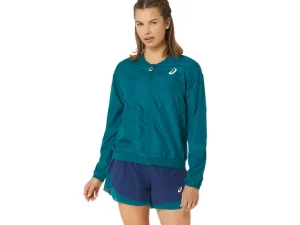 Kleding | Jassen en vesten>ASICS NAGINO TENNIS BOMBER JACKET Rich Teal