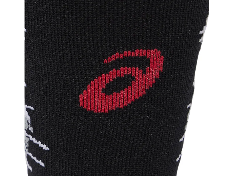 Hardlopen | Sokken>ASICS PERFORMANCE RUN SOCK CREW Performance Black/Sunrise Red