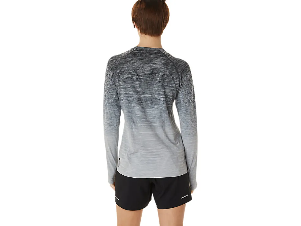 Kleding | Hardlopen>ASICS SEAMLESS LS TOP Carrier Grey/Glacier Grey