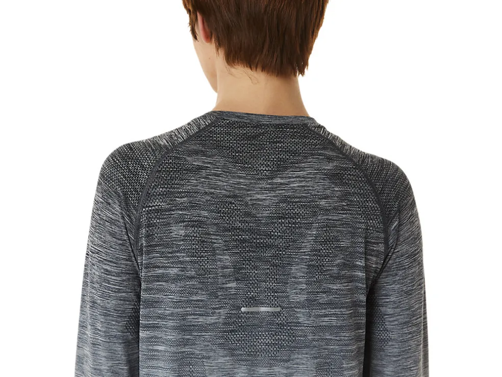 Kleding | Hardlopen>ASICS SEAMLESS LS TOP Carrier Grey/Glacier Grey