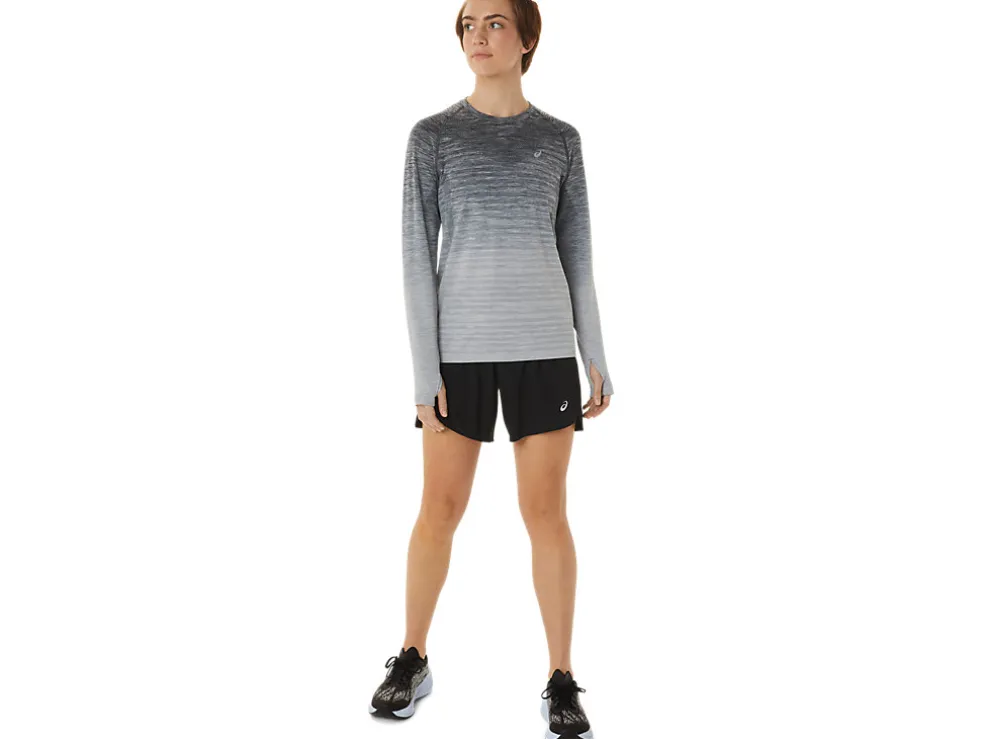 Kleding | Hardlopen>ASICS SEAMLESS LS TOP Carrier Grey/Glacier Grey