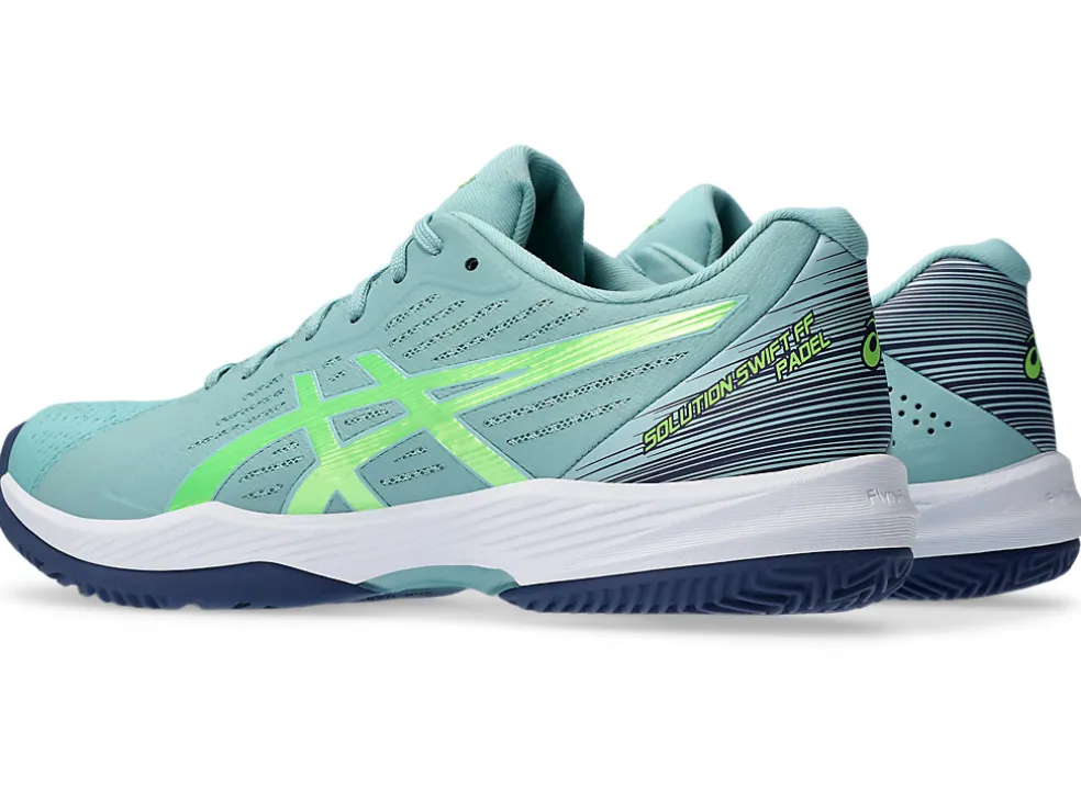Padel | Padel>ASICS SOLUTION SWIFT FF PADEL Teal Tint/Electric Lime