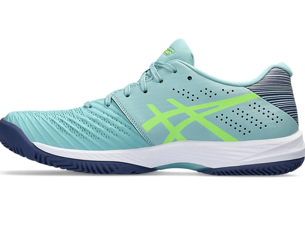 Padel | Padel>ASICS SOLUTION SWIFT FF PADEL Teal Tint/Electric Lime