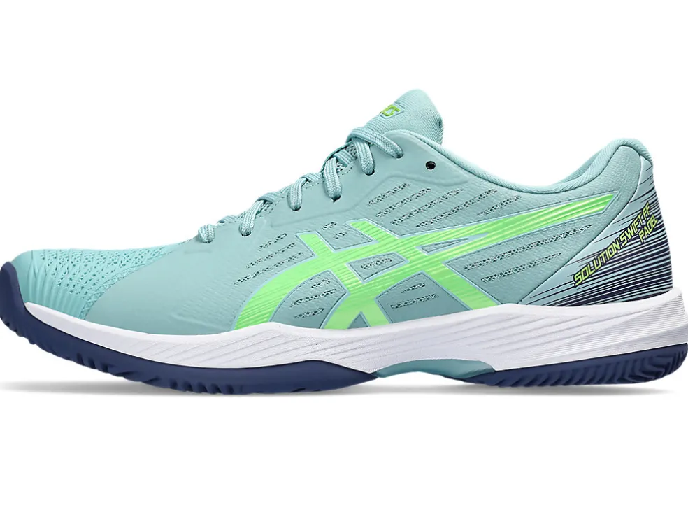 Padel | Padel>ASICS SOLUTION SWIFT FF PADEL Teal Tint/Electric Lime