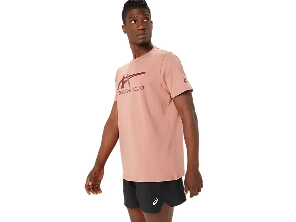 Shirts met korte mouwen | Bovenkleding>ASICS TIGER SS TEE Umeboshi/Antique Red